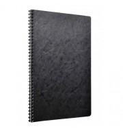 CAHIER SPIRALE A4 100 PAGES LIGNEES AGE BAG NOIR