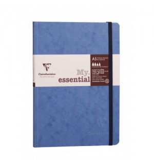 CAHIER BROCHE AGE BAG 148x210mm (A5) 192P LIGNEES - BLEU