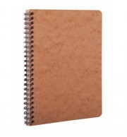 CARNET SPIRALE A5 120 PAGES LIGNEES - AGE BAG HAVANE