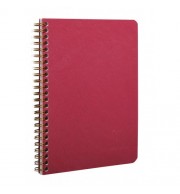 CARNET SPIRALE A5 120 PAGES LIGNEES - AGE BAG BORDEAUX