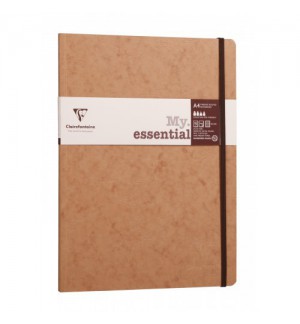 CAHIER BROCHE AGE BAG 210x297mm (A4) 192P LIGNEES - HAVANE