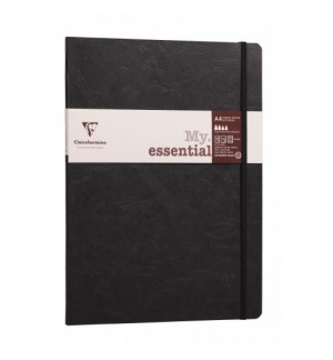 CAHIER BROCHE AGE BAG 210x297mm (A4) 192P LIGNEES - NOIR