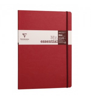 CAHIER BROCHE AGE BAG 210x297mm (A4) 192P LIGNEES - BORDEAUX