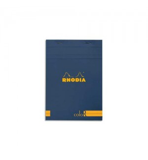 BLOC NOTES RHODIA 148X210mm SAPHIR 140 PAGES LIGNEES