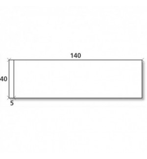 ETIQUETTES AFFRANCHISSEMENT 140X40mm - BOITE DE 1000