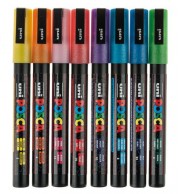 MARQUEUR POSCA POCHETTE / 8 PAILLETE POINTE FINE