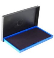 TAMPON ENCREUR REENCRABLE 110X70mm BLEU