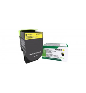 LEXMARK CARTOUCHE LASER JAUNE 2300P / 71B20Y0