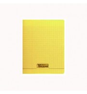 CAHIER POLYPRO 21X29.7CM 48P 90G - JAUNE