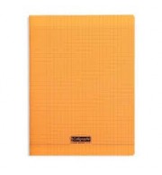 CAHIER POLYPRO 21X29.7CM 48P 90G - ORANGE