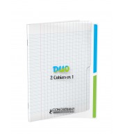 CAHIER POLYPRO 17X22 96P 90G 2 EN 1