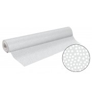 PAPIER FLEURISTE 50 X 0.70M POIS BLANC