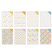 CARTON DECOR 25 X 35 CM GRIBOUILLAGE 40 FEUILLES