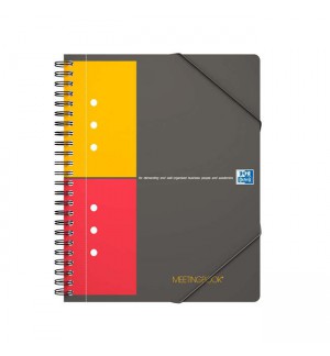 CAHIER OXFORD MEETINGBOOK A4+ 160 PAGES PERFOREES 4 TROUS