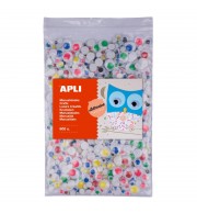 YEUX MOBILES DE COULEURS DIAM ASSORTIS - SACHET DE 600