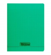 CAHIER POLYPRO 17X22cm SEYES 3mm - VERT