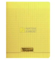 CAHIER POLYPRO 17X22cm SEYES 48P 90G - JAUNE