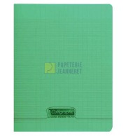 CAHIER POLYPRO 17X22cm SEYES 60P 90G - VERT
