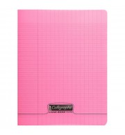 CAHIER POLYPRO 21X29.7cm SEYES 96P 90G - ROSE