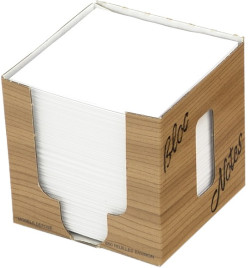 BLOC CUBE 9X9X9cm BLANC