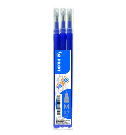 3 RECHARGES PILOT FRIXION BLEUES