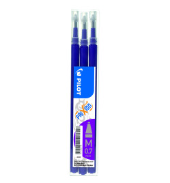 3 RECHARGES PILOT FRIXION VIOLETTES