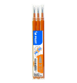 3 RECHARGES PILOT FRIXION ORANGE