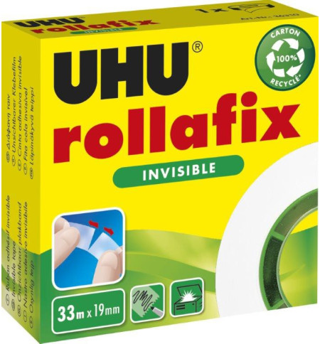 ROLLAFIX INVISIBLE 33 X 19 mm UHU