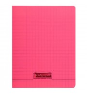 CAHIER POLYPRO 24X32cm SEYES 48P 90G - ROUGE
