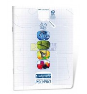 CAHIER POLYPRO 17X22cm TP 64P 90G - INCOLORE