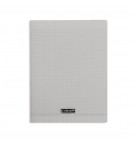 CAH18196-cahier-polypro-24x32cm-seyes-96p-90g--gris - Vue 1