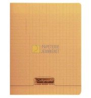 CAHIER POLYPRO 24X32cm SEYES 96P 90G - ORANGE