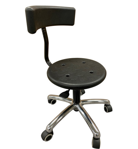 TABOURET ERGONOMIQUE POLYURETHANE NOIR ERGOMAT