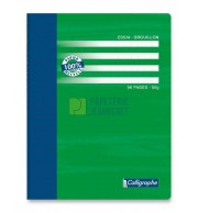 CAHIER RECYCLE PIQURE 17X22cm 96P BROUILLON SEYES 56G
