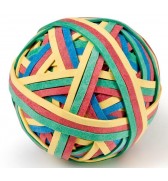 RUBBIBALL 4 COULEURS ASS DIAM 60MM