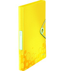 BOITE CLASSEMENT POLYPRO DOS 30mm LEITZ WOW JAUNE