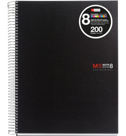 CAHIER NOTEBOOK MIQUELRIUS A4 COUV.POLYPRO 400P 5X5