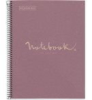 CAHIER NOTEBOOK MIQUELRIUS RECYCLE A4 SPIRALES 160P LAVANDE