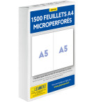 COLIS 1500 FEUILLETS MICRO-PERFORÉS A4/A5