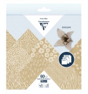 PAPIER ORIGAMI 3 FORMATS 60 FLLES KRAF FLORAL
