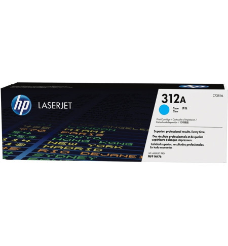 HP CART LASER CYAN CF381A / 310850 / N?312A