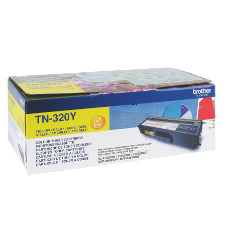 BROTHER CARTOUCHE LASER JAUNE TN320Y / 256260