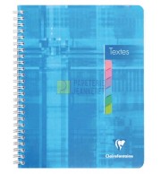 CAHIERS DE TEXTES SPIRALE 17X22cm 144P SEYES 90G
