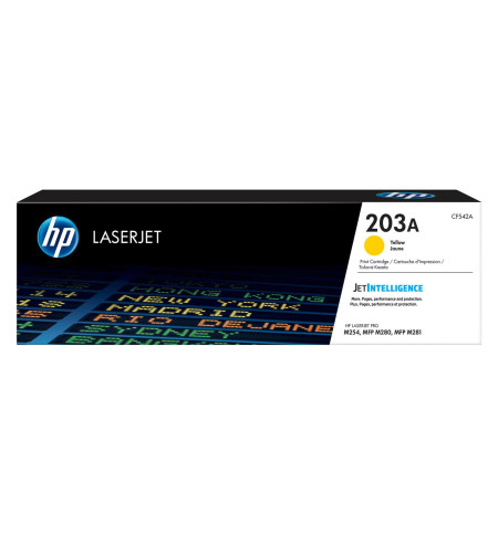 HP CARTOUCHE LASER CF542A JAUNE / 203A / 386592