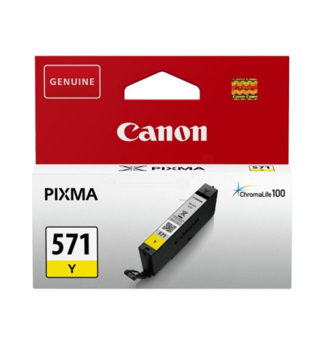 CANON CARTOUCHE JET D'ENCRE CLI571 JAUNE 0388C001 / 705227