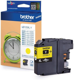 BROTHER CARTOUCHE JET D'ENCRE LC125XL JAUNE / 139370