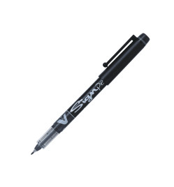 STYLO FEUTRE PILOT V SIGN PEN NOIR