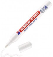 MARQUEUR CRAIE LIQUIDE EDDING POINTE 2-3MM 4095 BLANC