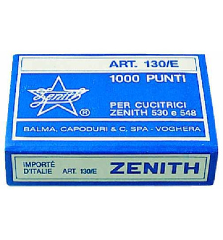 BOITE 1000 AGRAFES ZENITH 130E