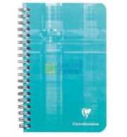CARNET CLAIREFONTAINE SPIRALE 11X17cm 100P 5X5 90G